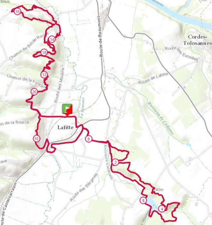 Parcours 21km